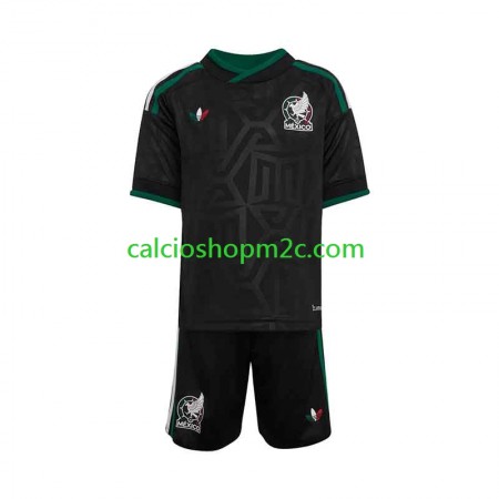 Messico Bambino Maglia Terza 2026 Manica Corta